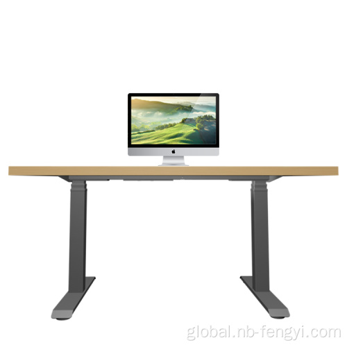 Adjustable Height Desk Collision Metal Office Building Electric Adjustable Desk Supplier